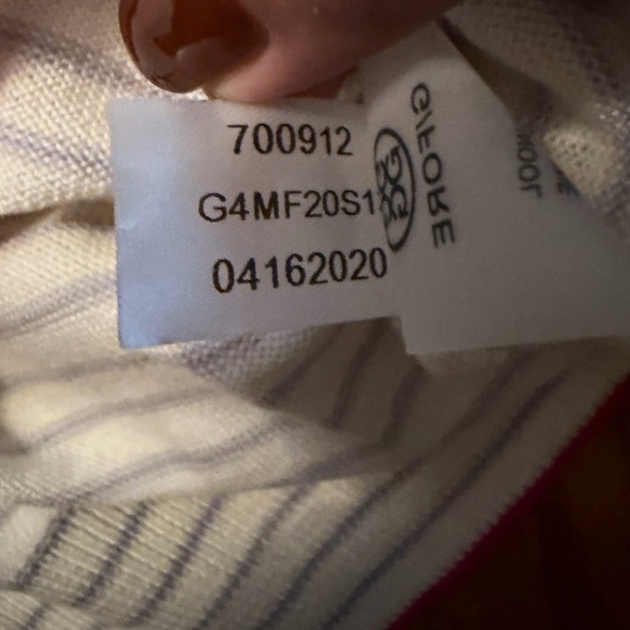 G/FORE Wool Crew Neck Striped Sweater - M - Neutral Stripe - Picture 4 of 8